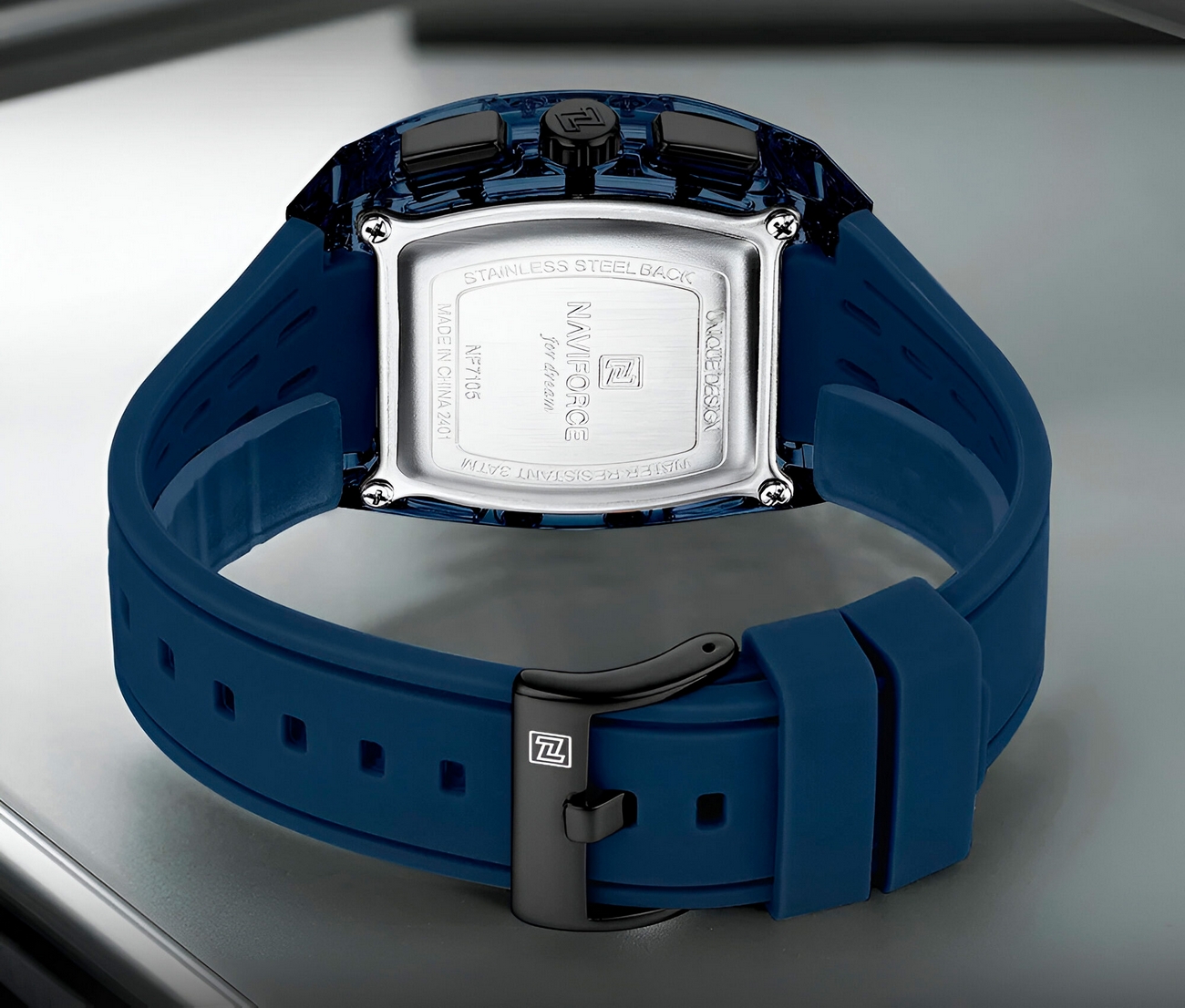 Reloj Naviforce Deportivo Nf7105 Goma Hombre